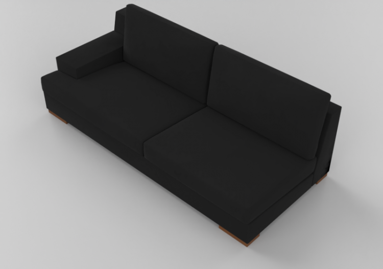 Poltronas y Sofás 3D - Sofá tres lugares - Sierra -...