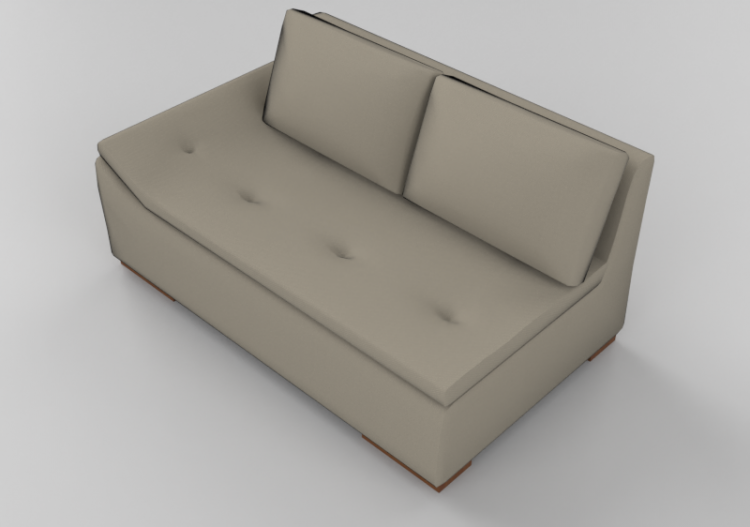 3D Sessel und Sofas - Sofa zwei-Sitzer - Sierra - 25022/2E...