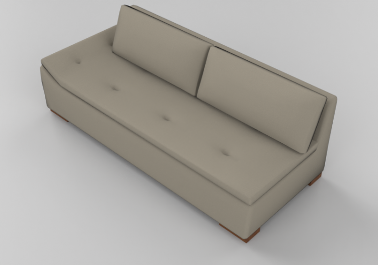 Poltronas y Sofás 3D - Sofá tres lugares - Sierra -...