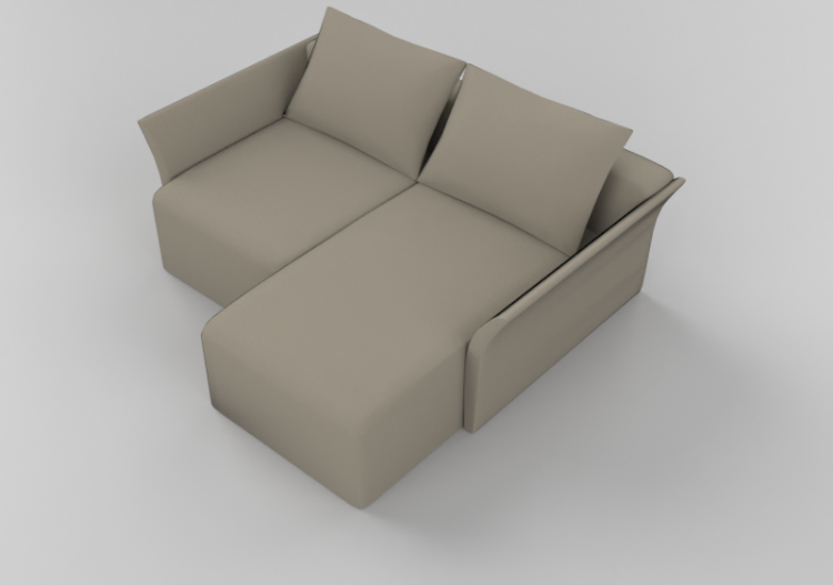 Poltronas y Sofás 3D - Sofá dos lugares - Sierra - 26705/2...