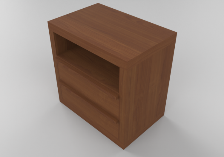Beds and Side Cabinets 3D - Bed side cabinet - Sierra -...