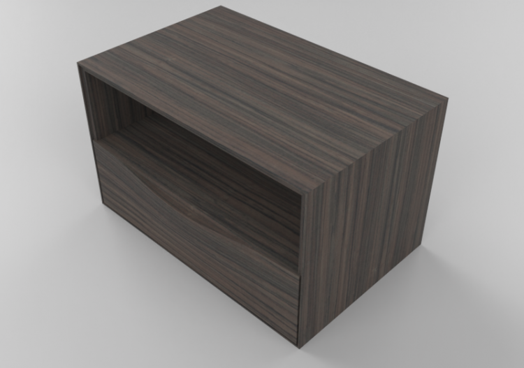 3D Betten und Nachttische - Nachttisch - Sierra - 28243 -...