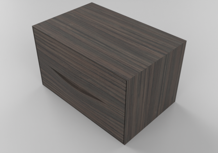 3D Betten und Nachttische - Nachttisch - Sierra - 28244 -...