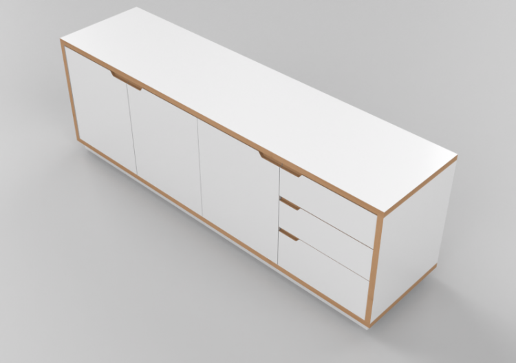Wardrobes and Cabinets 3D - Storage cabinet - Sierra -...