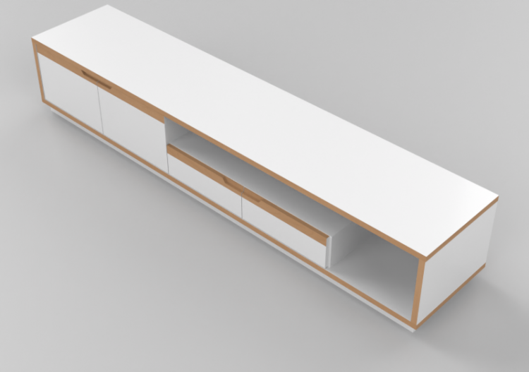 Armoires 3D - Commode - Sierra - 26620RB - ACCA software