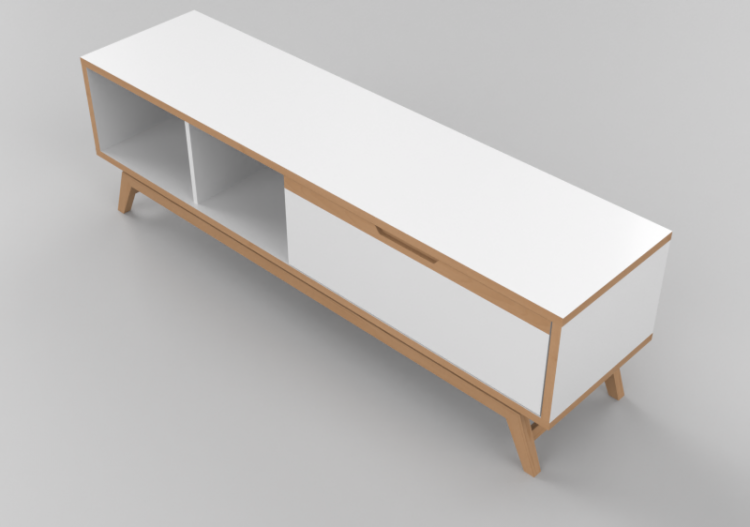 Wardrobes and Cabinets 3D - Storage cabinet - Sierra -...