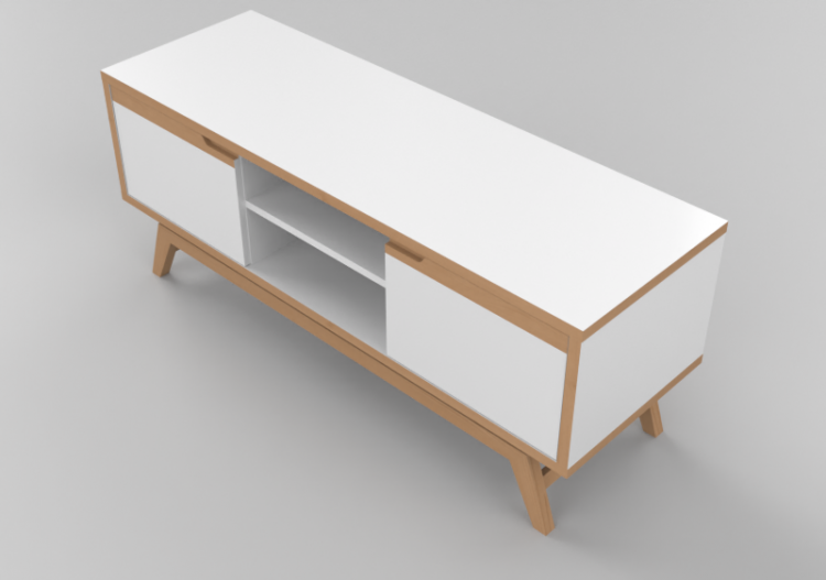 Wardrobes and Cabinets 3D - Storage cabinet - Sierra -...