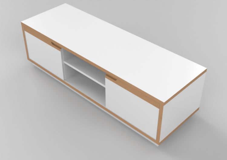 Wardrobes and Cabinets 3D - Storage cabinet - Sierra -...