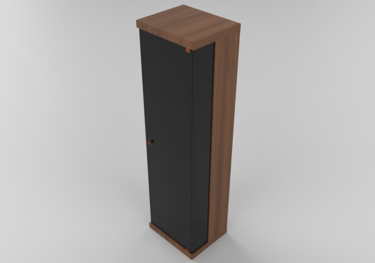 Muebles 3D - Vitrina de dimensiones 52x43x188 cm - Sierra -...