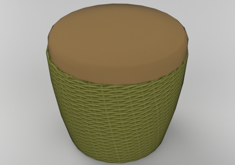 Sillas 3D - Puf - Sierra - 24251/A - ACCA software