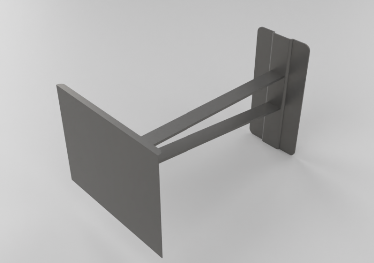 TV and Monitor 3D - Wall mounted TV support bracket - ACCA...