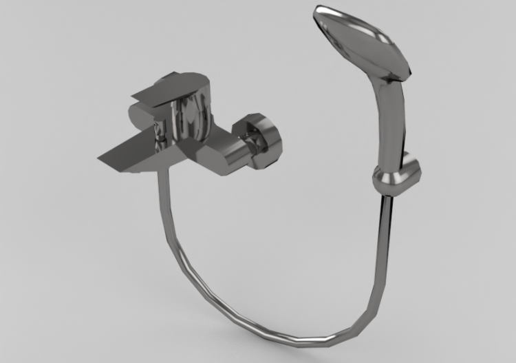 3D Taps - Bath & Shower Exposed Mixer - Ideal standard –...