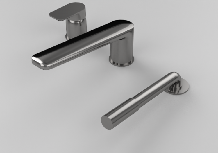 Canillas 3D - Grupo Borde bañera - Ideal standard –Tonic II...