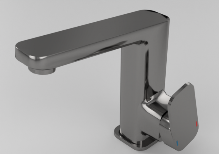Canillas 3D - Grifo caño alto para lavabo - Ideal standard...