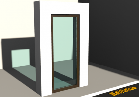 3D Tür/Fenster - portone a due battenti<Nuovo ...>