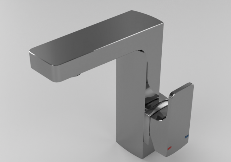 Torneiras 3D - Misturador para pia - Roca L90 - ACCA...