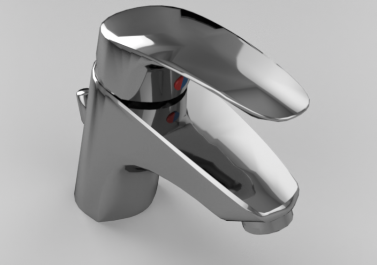 Rubinetti 3D - Miscelatore per lavabo - Roca Monodin - ACCA...