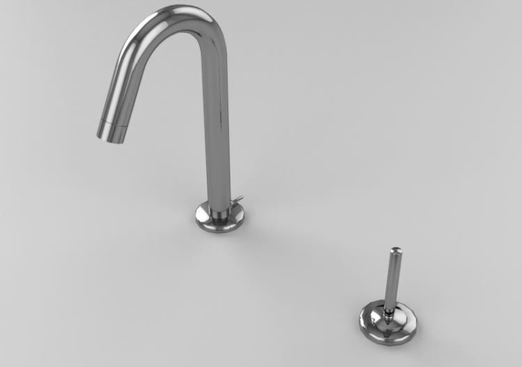 3D Wasserhähne - Einhebelmischer für Waschbecken - Roca...