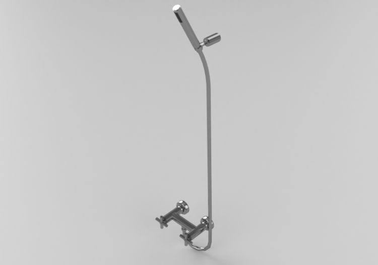 Torneiras 3D - Misturador para duche Roca Loft Elite - ACCA...
