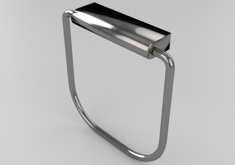 Accessori 3D - Porta asciugamani ad anello - Ideal standard...