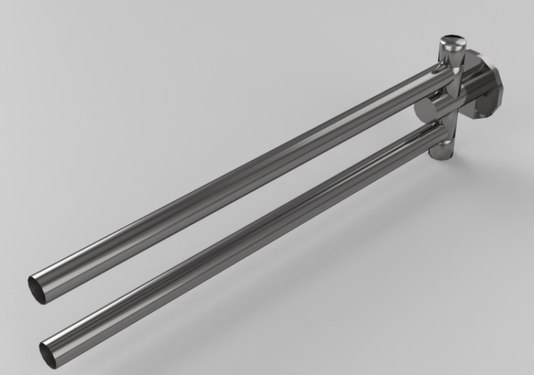 Accesorios 3D - Toallero doble - Ideal standard – Iom –...