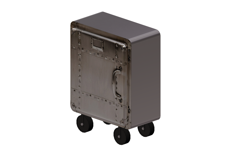3D Schränke und Kommoden - Kommode aus Metall - Kare -... 3D Schränke und Kommoden - Kommode aus Metall - Kare -...