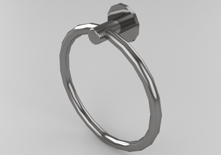 Accessori 3D - Portasciugamani ad anello - Ideal standard –...