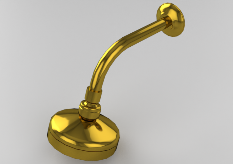 3D Taps - Wall-mounted shower head - Deca - 1990.GL.STD -...