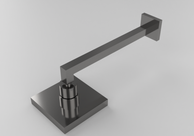3D Taps - Wall-mounted shower head - Deca - 1990.C.CT.QUA -...