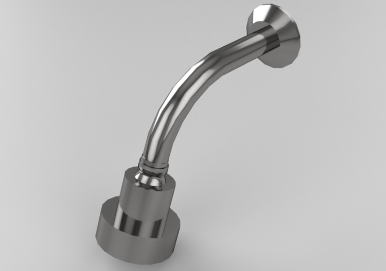 3D Taps - Wall-mounted shower head - Deca - 1967.C.CT -...