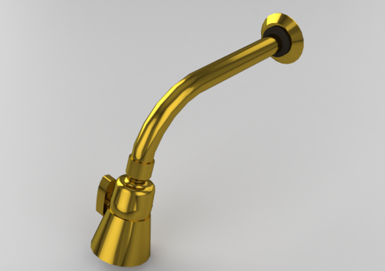 3D Taps - Wall-mounted shower head - Deca - 1999.GL.CT -...