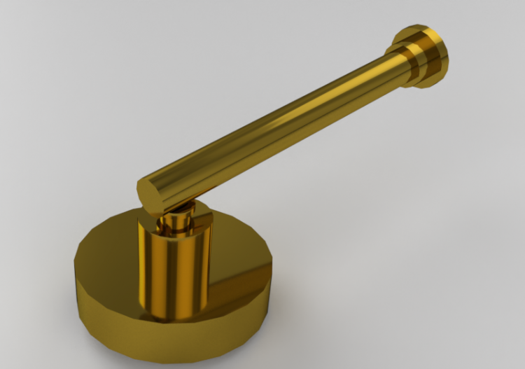 Torneiras 3D - Cabeça de chuveiro de parede - Deca -...