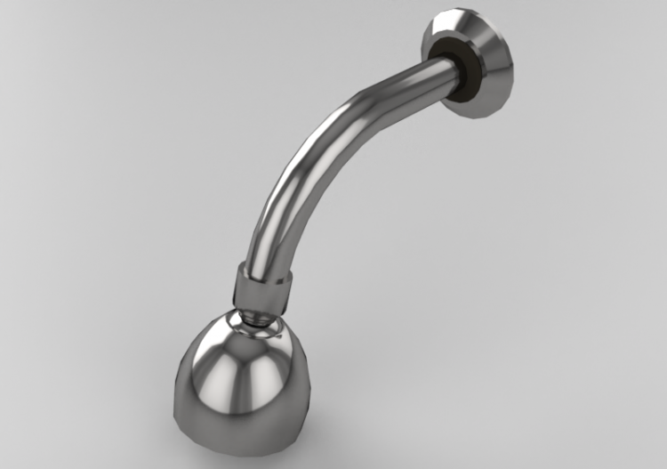 3D Taps - Wall-mounted shower head - Deca - 1973.C.CT -...