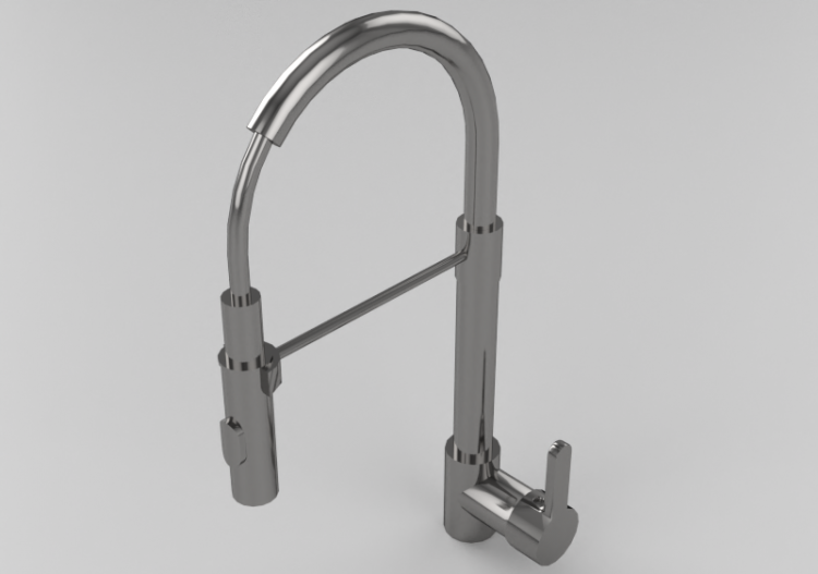 Rubinetti 3D - Miscelatore da cucina monocomando - Paini -...