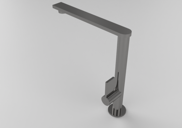 Grifos 3D - Mezclador monomando fregadero - Paini - Dax -...