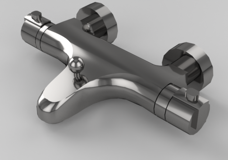 Rubinetti 3D - Miscelatore termostatico per vasca - Paini -...
