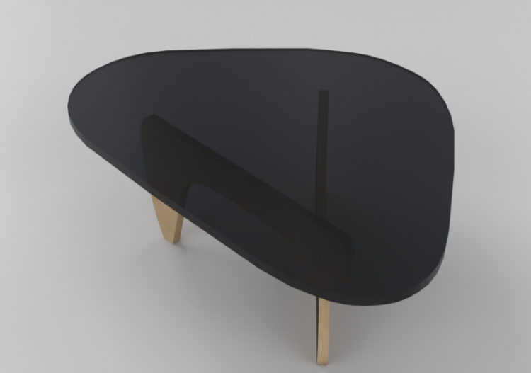 Tables 3D - Table - Herman Miller - Noguchi - ACCA software