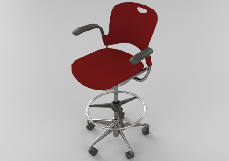 Sedie 3D - Sgabello girevole - Herman Miller - Caper - ACCA...