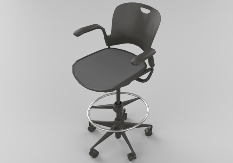 3D Chairs - Swivel stool - Herman Miller - Caper - ACCA...