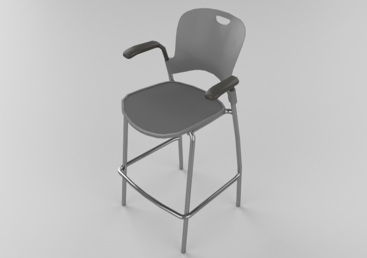 3D Chairs - Stool - Herman Miller - Caper - ACCA software