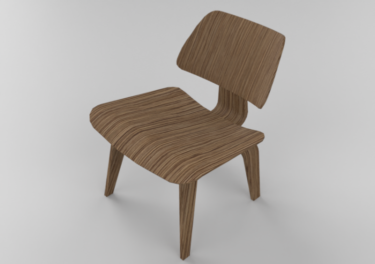 Sillas 3D - Silla - Herman Miller - Eames - ACCA software