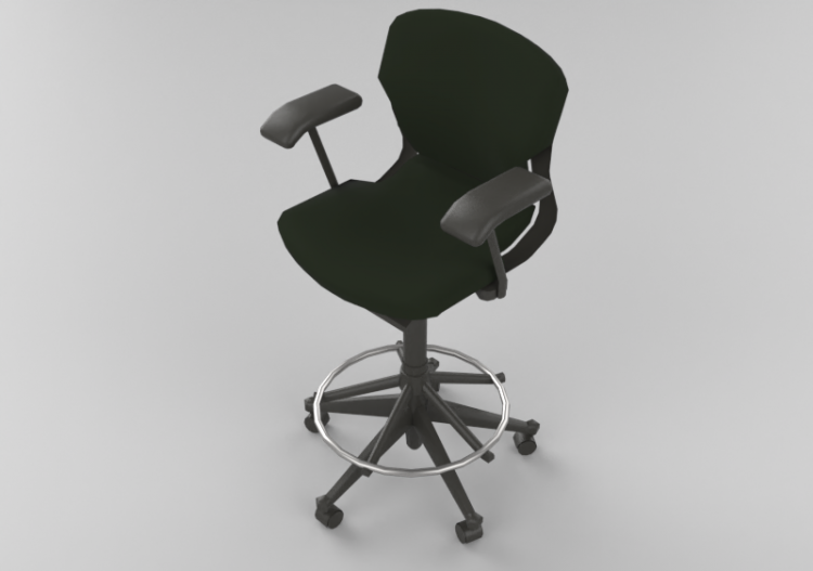 3D Stühle - Drehhocker - Herman Miller - Equa - ACCA...