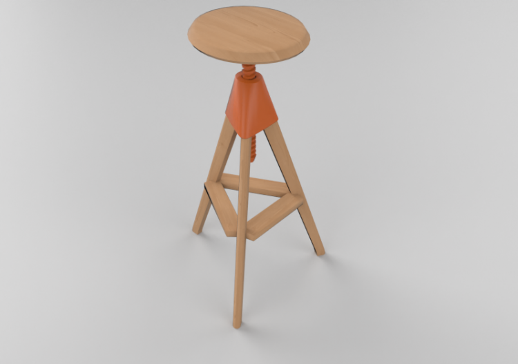 Sillas 3D - Taburete - Herman Miller - Tom and Jerry - ACCA...