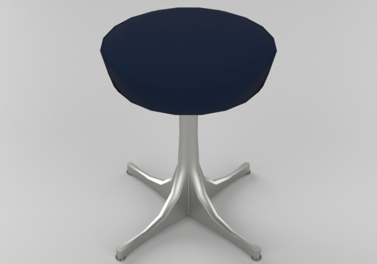 3D Chairs - Stool - Herman Miller - Pedestal - ACCA...