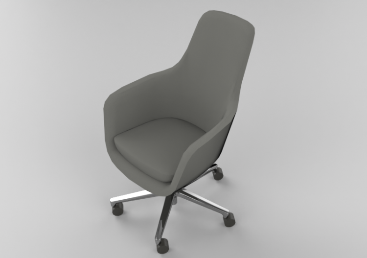 Chaises 3D - Chaise tournante - Herman Miller - Saiba -...