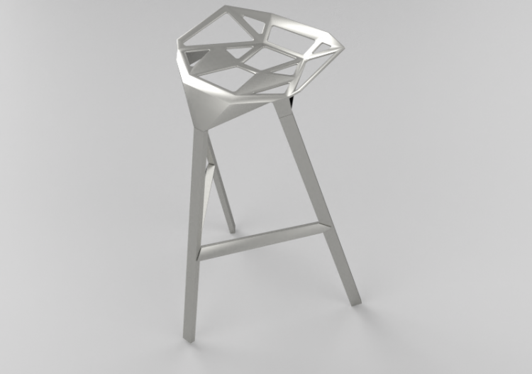 Sillas 3D - Taburete - Herman Miller - One - ACCA software