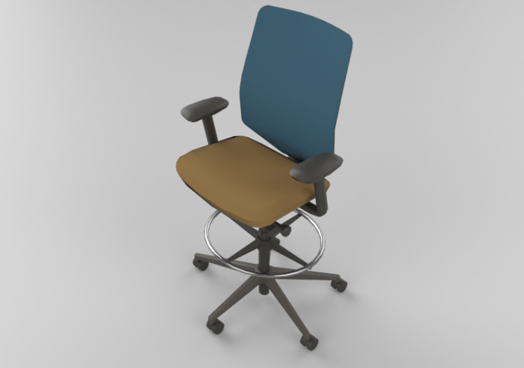 3D Chairs - Swivel stool - Herman Miller - Verus - ACCA...