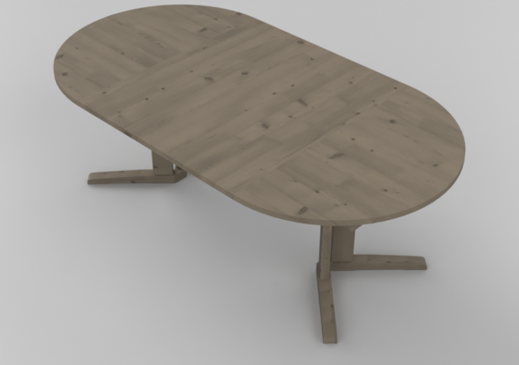 Mesas 3D - Mesa de madera maciza de abedul - Stolab -...