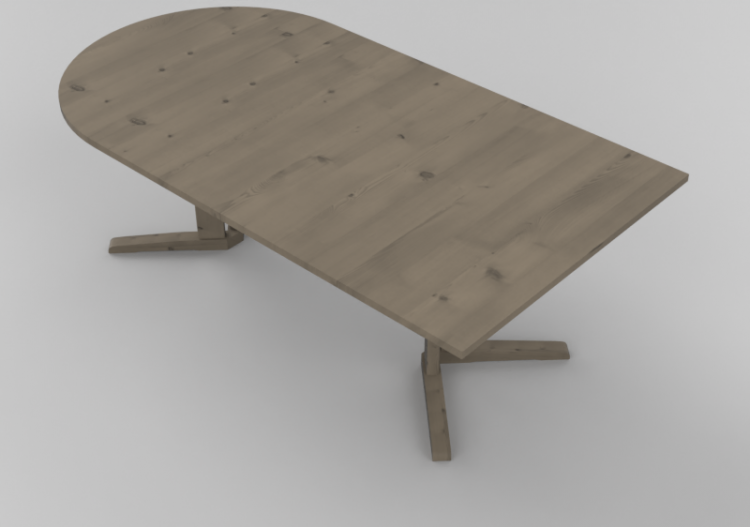 Mesas 3D - Mesa de madeira maciça de bétula - Stolab -...