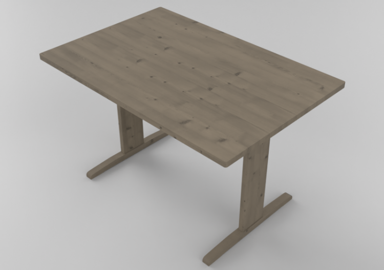 Mesas 3D - Mesa de madera maciza de abedul - Stolab -...